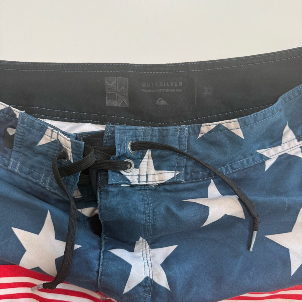 Patriotic Flag Swim Shorts - Picture 2 of 4